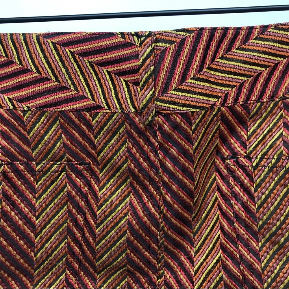 ALICE + OLIVIA 🧡 chevron retro mini skirt - Picture 12 of 16